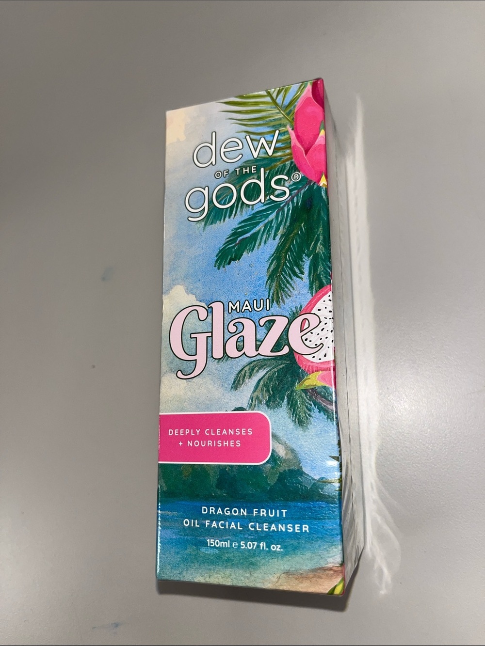 Dew of the Gods Maui Glaze Dragon Fruit Oil Facial Cleanser - NIB unused